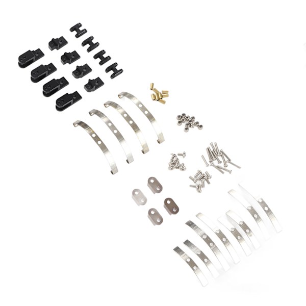 Stötdämpare tillbehör i aluminiumlegering Passar för WPL B4 24 1/16 RC biluppgraderingsdelar Svart