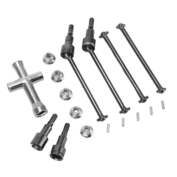 RC Etu- ja taka-akselisarja Teräs CVD Vetoakseli SCY 16101 16102 16103 16201PRO 1/16 RC-autoon