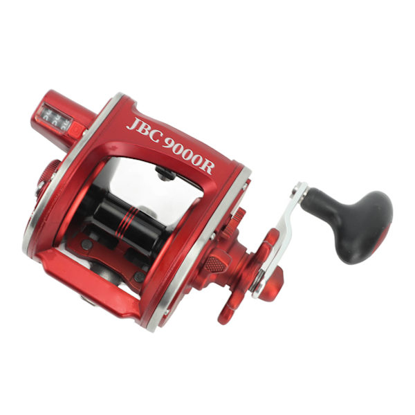 Baitcasting fiskehjul med nummerdisplay Metal fiskelinehjul til flod sø JBC9000R
