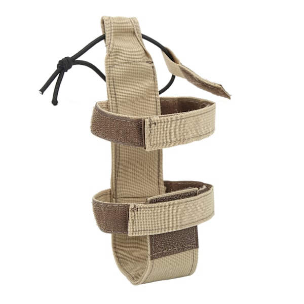 Utomhus Molle Flaskhållare Vattenflaskhållare med rem Ryggsäck Tillbehör för promenader Fotvandring Khaki
