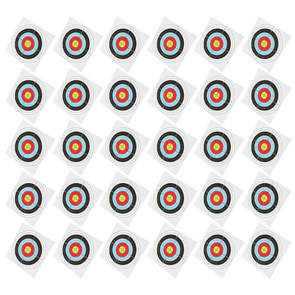 30 stk. bueskydningsmålspapir recurve compound pulley bue helring skydemålspapir