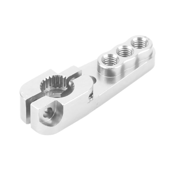 25T servohorn justerbart 3 hål aluminiumlegering servohorn Styrarmar för 1/10 RC biluppgraderingsdelar Silver