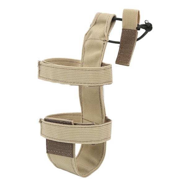Utomhus Molle Flaskhållare Vattenflaskhållare med rem Ryggsäck Tillbehör för promenader Fotvandring Khaki