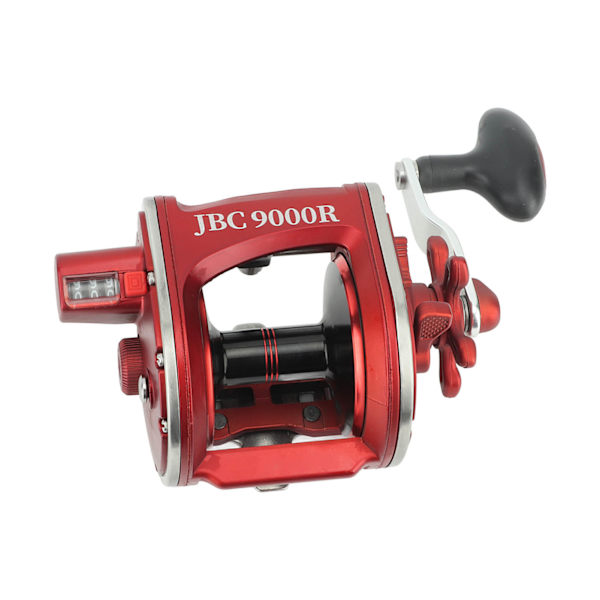 Baitcasting fiskehjul med nummerdisplay Metal fiskelinehjul til flod sø JBC9000R