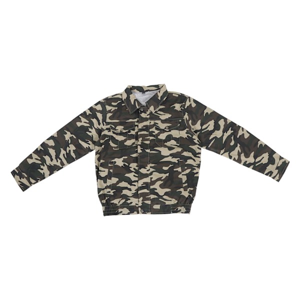 Ilmastoidut vaatteet 3 tuuletusnopeutta Pitkät hihat Aurinkosuoja Camouflage Jäähdytystuuletin Takki pyöräilyyn Matkustamiseen L Koko
