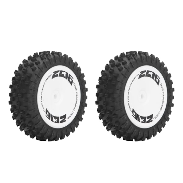 2kpl Kumiset RC-auton takarenkaat takana RC-pyörän rengassarja WLtoys 124007 kauko-ohjattavalle autolle