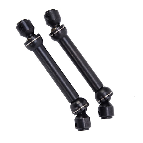 2 stk. sort metal CVD drivaksel tilbehør til Axial SCX10/CC01/D90/D110 1/10 RC bil - Sort (88-113mm)