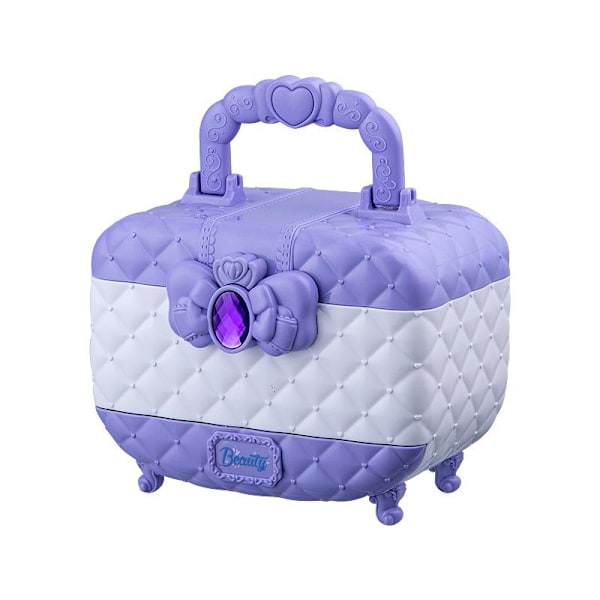 Tvättbara sminkleksaker för barn, flickors prinsessminkboxset, ögonskugga komplett set, presentförpackning för uppträdanden