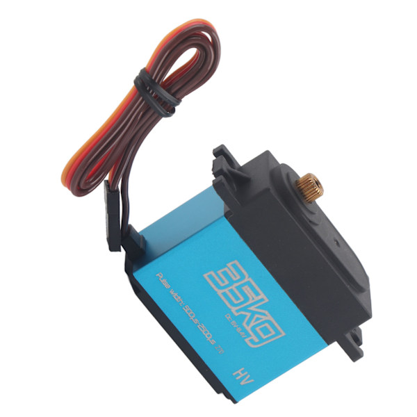 Vanntett 35KG Coreless Motor Digital Servo med Full Metal Gear for 1/8 1/10 RC-bil (2 stk)