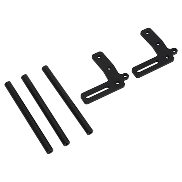 RC frontkofanger aluminiumslegering modelbil frontkofanger udskiftning til 1/10 RC bil sort