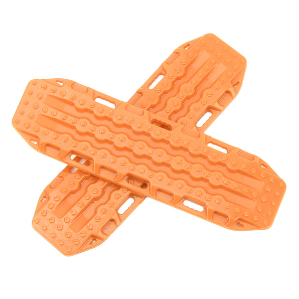 1 par Simulering Escape Board Plast Sand Stege Halkfri Escape Plate för 1/18 1/24 Skala RC Car Orange