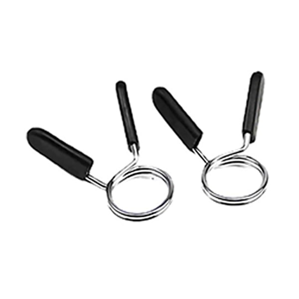 4st skivstångsfjäderklämma 3,2 mm tråddiameter 2 varv skivstångsklämma för tyngdlyftning 25 mm diameter