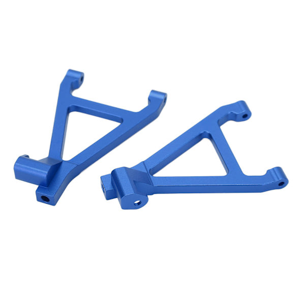 1 par RC bakre nedre svingarm Profesjonell aluminiumslegering Eksakt størrelse bakre nedre opphengsarmer for 1/16 RC bil blå