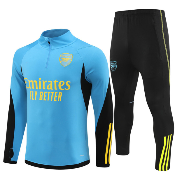 23-24 Arsenal blå langermet treningsskjorte for barn Komfortabel M