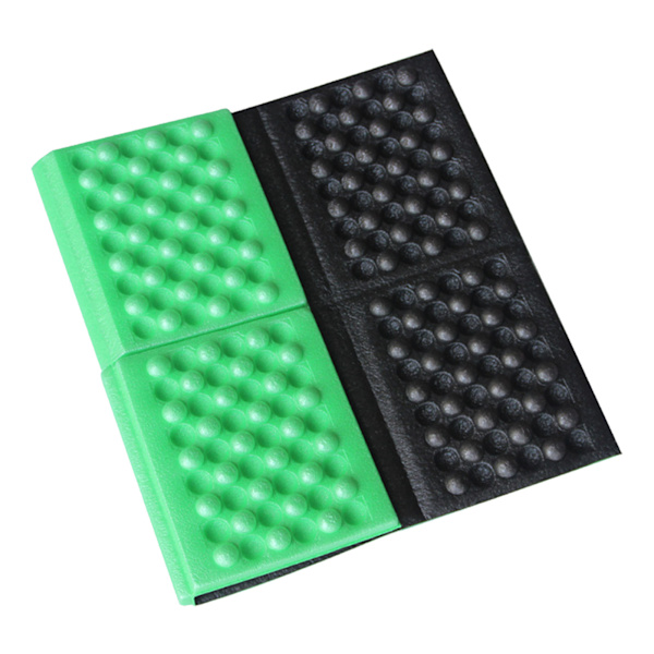 Udendørs foldbar bærbar skumpude Siddepude Bikube 6 foldbar skumpudemåtte til vandring Grøn 39x28.5x0.9cm/15.4x11.2x0.4in