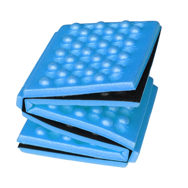 Udendørs foldbar bærbar skumpude Siddepude Bikube 6 foldbar skumpudemåtte til vandring Blå 39x28.5x0.9cm/15.4x11.2x0.4in
