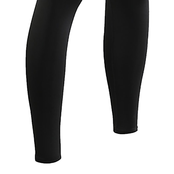 Tighta Leggings Elastisk polyester Snabbtorkande kompressionsbyxor för män för träningspass Svart M