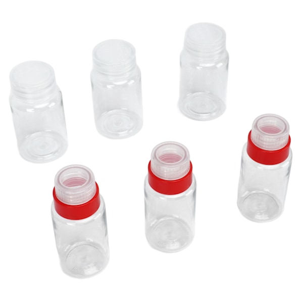 Utomhus kryddflaska Set Mini 6 delar Set Bärbar Kryddshaker Krydddispenser för utomhuscamping Grill