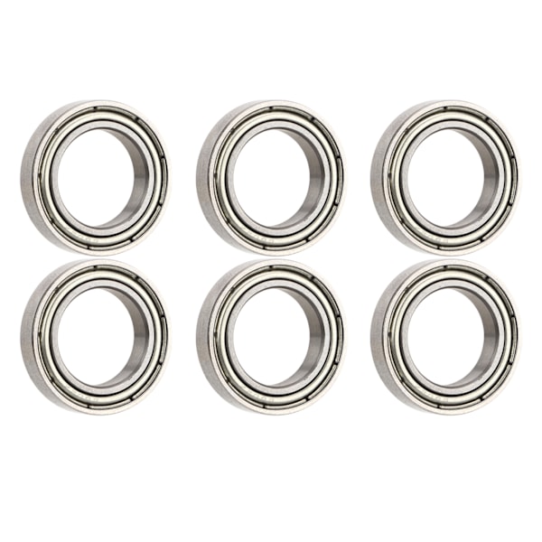 6 stk. 15x24x5mm kuglelejer RC bil stålkuglelejer til ZD Racing MX-07 1/7 RC lastbil