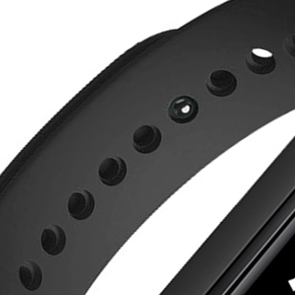 M7 Smart Armbånd Multifunktion Silikone Dynamisk Farve Stor Skærm Fitness Watch Band til Puls Søvnovervågning Sort