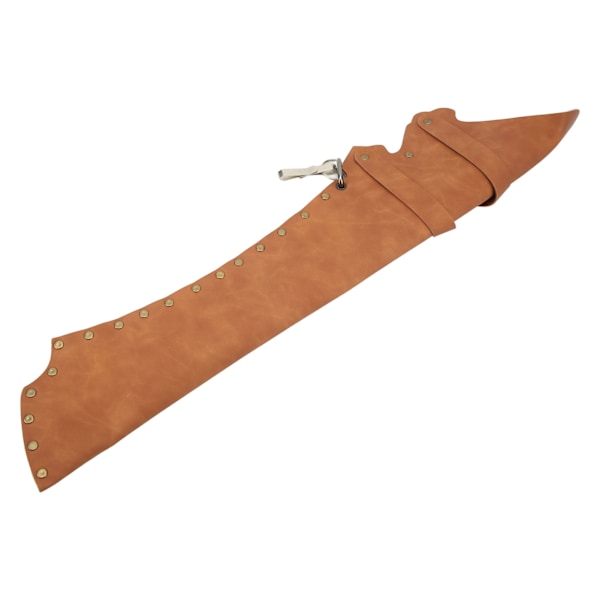 Bueskyting Back Arrow Quiver Holder Midjemontert PU Arrow Oppbevaringsveske for Recurve Bow Compound Pulley Bue Bueskytingutstyr Brun