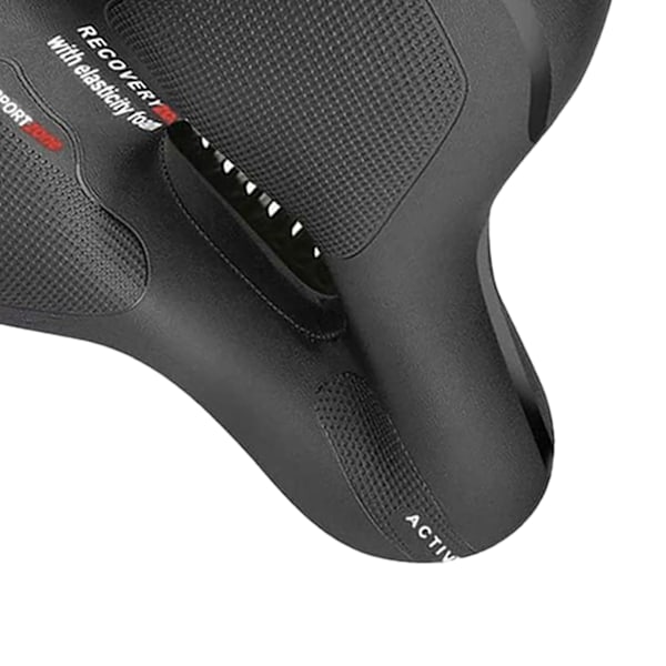 Cykelsitsdyna Elastisk Slitstark Mjuk Andas Mountainbikes Sadeldyna med reflekterande remsor Röd