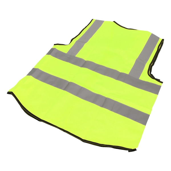 Sikkerhetsrefleksvest Flere lommer Vanntett High Visibility Glidelås Foran Sikkerhetsvest for Guardian Green
