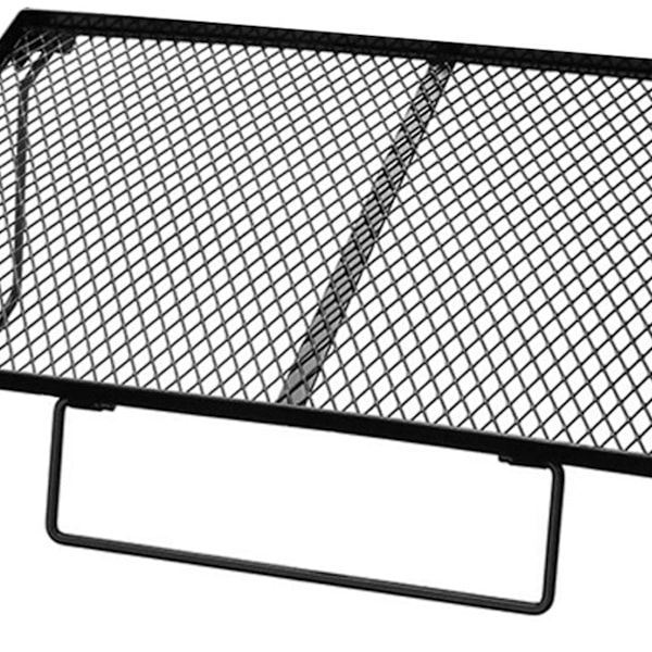 Camping Mesh Bord Sammenklappeligt Bærbart Jern Udendørs Netbord til Picnic Grill Havefest Simpelt Meshbord