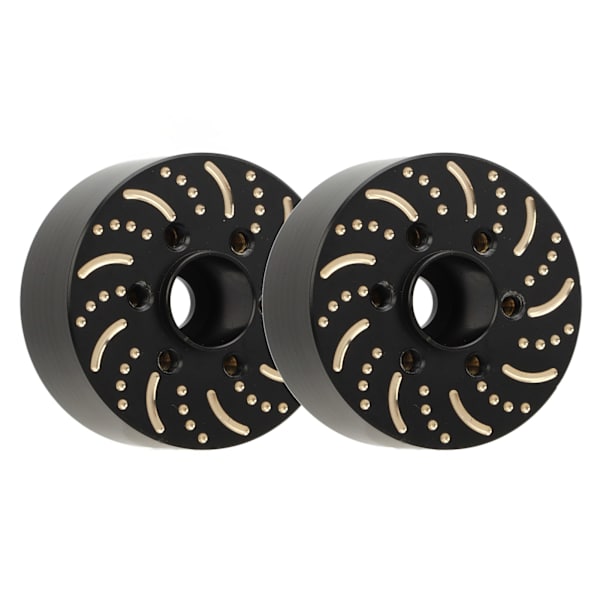 Messinki pyörän painot Messinki 6-reikäinen pyörä Hexnav-sovitin Paino 1,9 tuuman 2,2 tuuman Beadlock-vanteelle 18,5 mm