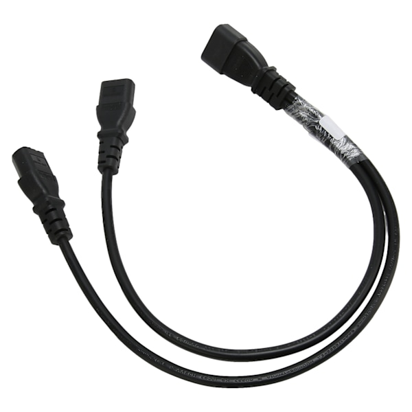 Enkelt C14 til Dobbelt 5 15R C13 Kabel Kort Strøm UPS Server Y Splitter Adapter Kabel til PC Skærm Printer