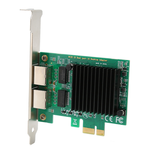1000M Gigabit Ethernet Netværkskort Dobbelt RJ45 Port 10/100/1000Mbps PCI Express Netværksadapter til Windows