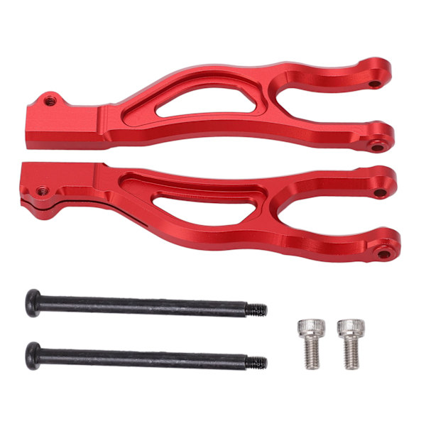 2 ST RC svängarmar aluminiumlegering Högtemperaturbeständig RC främre övre upphängningsarm för Outcast 8S Röd