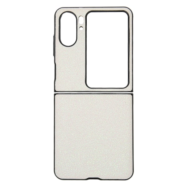 Foldbart telefoncover ABS Beskyttende Skinnende Telefoncover Anti Drop Cover til Find N2 Flip Hvid