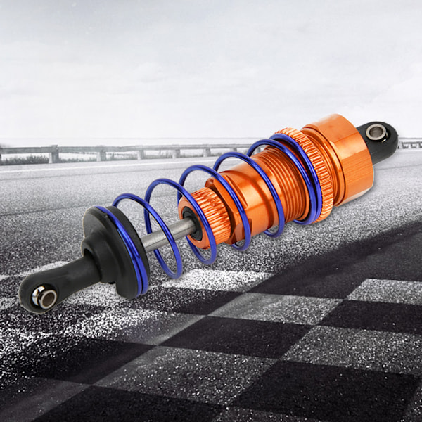 2 stk. 92 mm RC olietryksjusterbar forreste støddæmper Passer til ZD Racing 7358 1/10 RC CarOrange