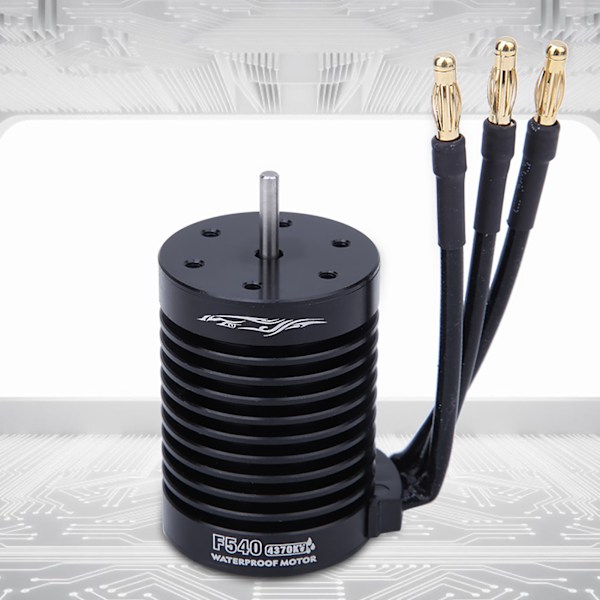 1/10 RC-varusteet 4370KV Classic 4-napainen sensoriton harjaton moottori Surpass F540:lle