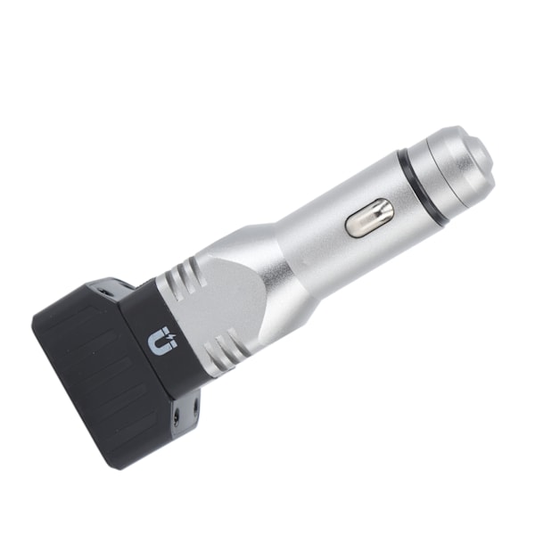 Bil plug-in ficklampa Uppladdningsbar dubbel ljuskälla Super ljus mini handhållen bil laddad nödlampa dubbla lampor