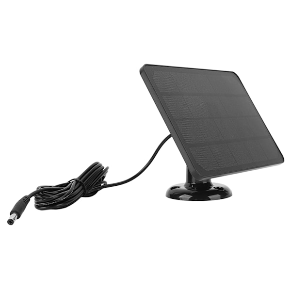4W Solpanel 5V Sort IP65 Vandtæt Solpaneler Ladeplade til Ventilatorlys