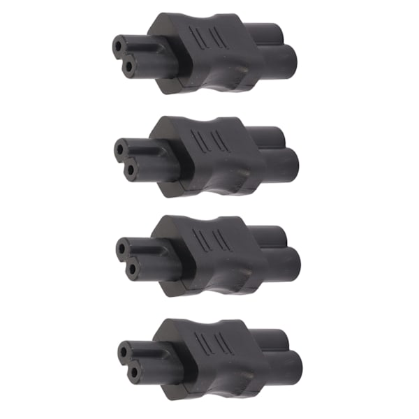 4 st IEC320 C6 till IEC320 C7 Strömadapter Plug and Play PDU Chassi Strömomvandlare för Dator Laptop