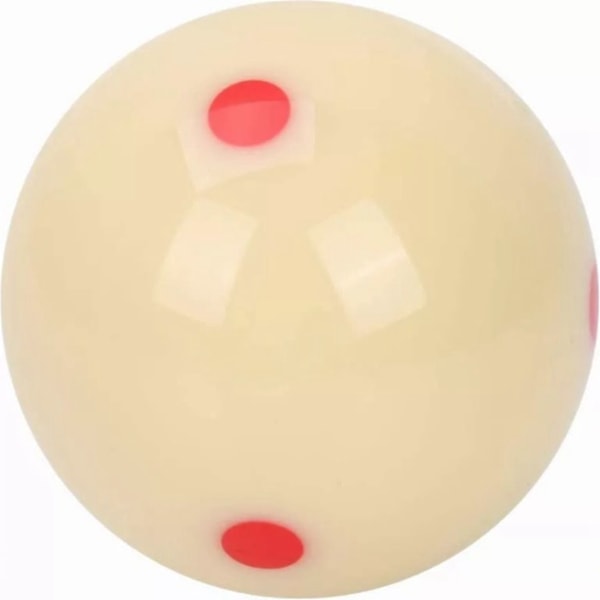 Cue Ball Resin Stor Størrelse Pool Træning Cue Ball Erstatning til Billard Billardbord Tilbehør Red Dot