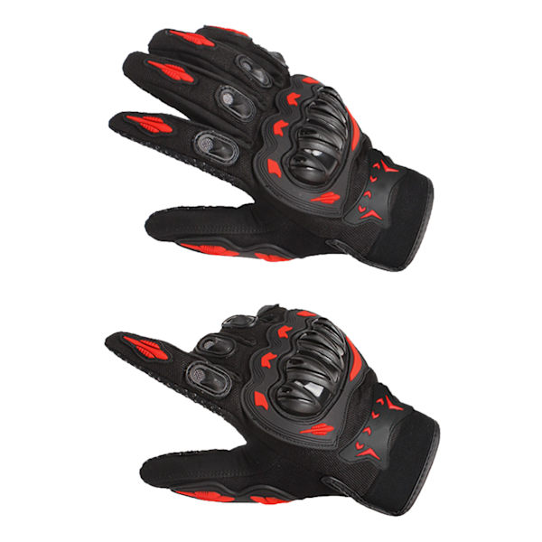 1 par Cykelhandsker til udendørs brug Komfortable svedhuller Helfinger Nylon Motorcykelsporthandsker Røde XL 9,5‑10 cm/3,7‑3,9 tommer