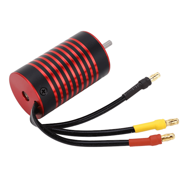 2845 RC bil børsteløs motor Vandtæt rustbeskyttet aluminiumslegering 4-polet RC bilmotor til 1/12 1/14 RC bil 2800KV