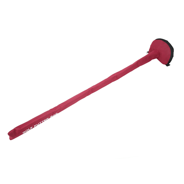 Minigolfväska Bärbar Vikbar Mjuk Flexibel Canvas Golf Putter Bag Lättvikts Driving Range Carrier Training Case Röd
