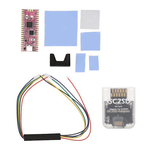 Mikrostyrenhetsskiva med dubbla kärnor, 264 kB ARM Cortex M0+ processor, flexibel mikrokontrollermodul för RPi, transparent vit