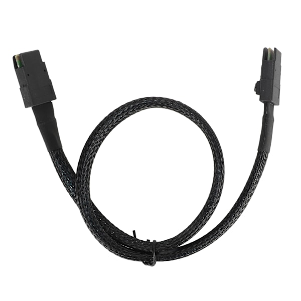 Mini SAS SFF 8087 -kaapeli, kaksois suora pää, tietokoneen palvelimen emolevy yhdistettynä array-kortin datakaapeliin 0,5 m / 1,6 jalkaa