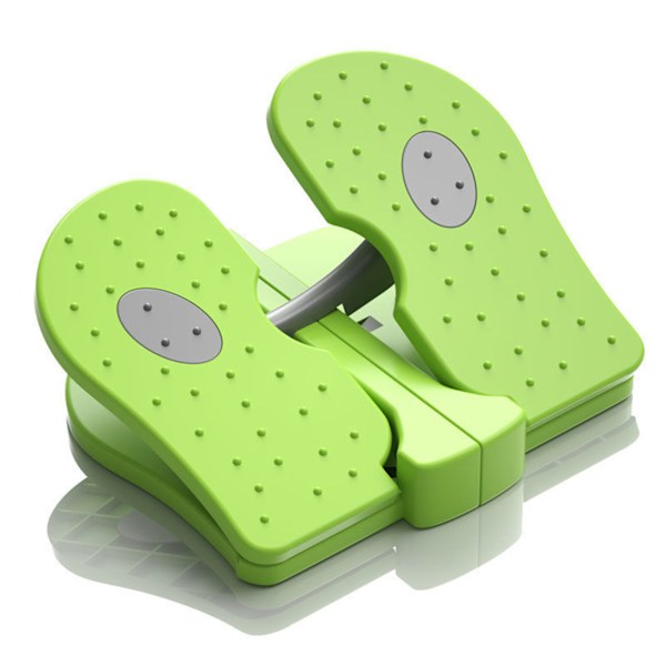 Foot Stepper Maskine Forstærket nylon Mini Stepper Trainer Støjsvag sammenklappelig under skrivebordet Ben Workout Trainer Apple Green Fri Størrelse