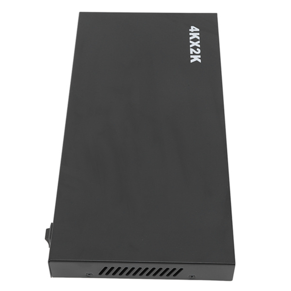 4K HD Splitter Composite Video Distribution 1 In 8 Out AC 100V-240V Ljud Video Splitter för DVD STB-spelkonsoler EU-kontakt