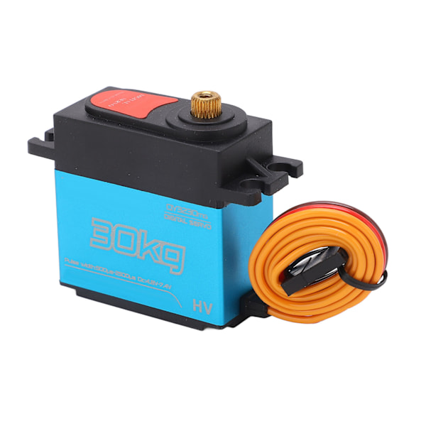 RC 30KG Servo Nopea Vaste Alumiiniseos 180 astetta Vedenpitävä Digitaalinen Servo Metallivarrella RC Auto Vene Robotti Sininen