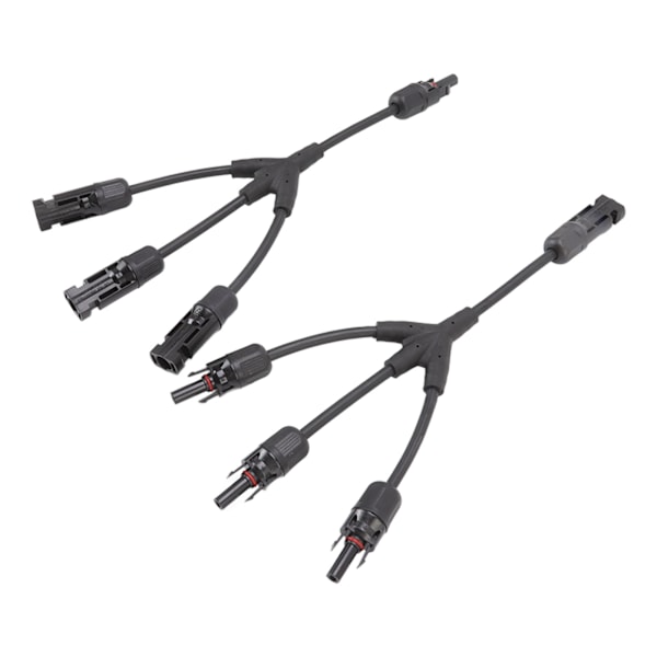 2 STK Y-gren Solar Connectors 1 til 3 Splitter Solar Kabel Ledningsstik PV Solar Parallel Adapter 1000V DC