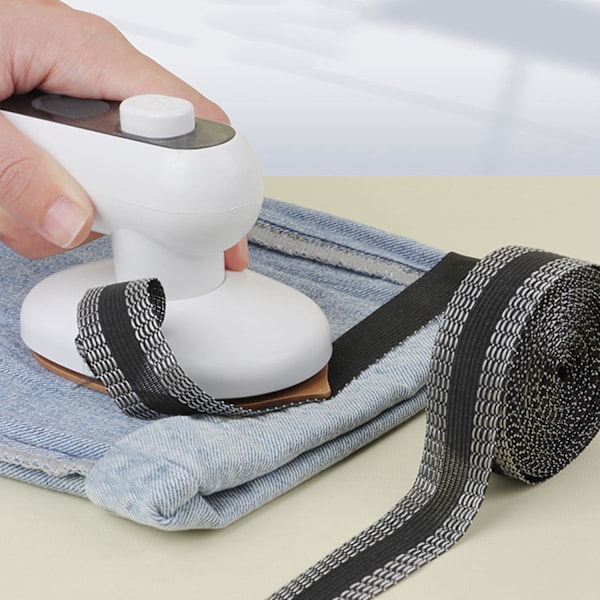 3/10m Självhäftande Snabb Byxfåll Strykning Byxfåll Förkortning Reparationsbyxor Lämpliga för Jeans DIY Sömnadsmaterial white 3m