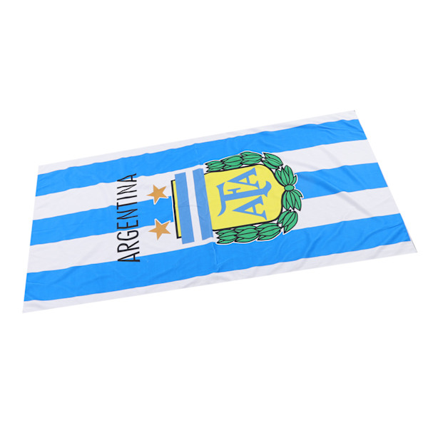 2022 Badehåndklæde National Team Sign Land Flag Strandhåndklæde 140x72 cm til gavefans